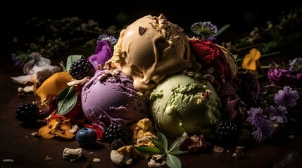 ice cream balls