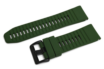 Green watch strap
