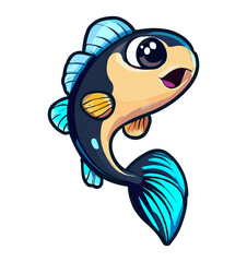 cute guppy fish