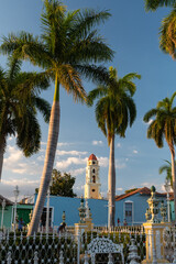 San Franciso de Asis church from Plaza Mayor of Trinidad in Cuba