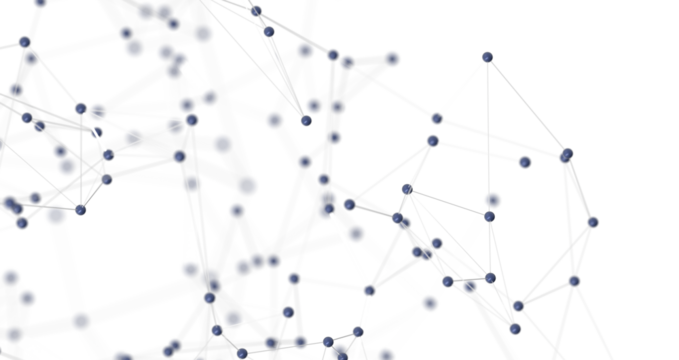 Concept of Network, internet communication. 3d illustration PNG transparent