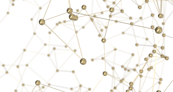 Abstract digital connection dots and lines. Technology background. Network connection structure. Plexus effect. 3d PNG transparent