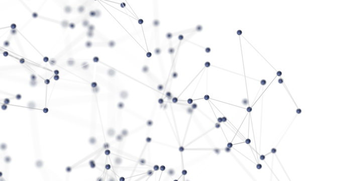 Concept of Network, internet communication. 3d illustration PNG transparent