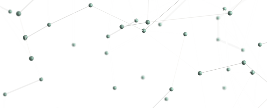 Abstract digital background of points and lines. Glowing plexus. Big data. Network or connection. - PNG transparent