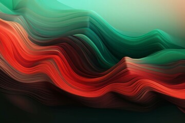 A colorful abstract background with wavy lines, created with Generative Ai Technology