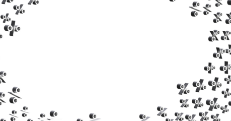 3d sale discount as transparent - 3D percent rain illlustration - PNG transparent