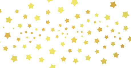 XMAS Stars - Festive christmas card. Isolated illustration white background. - (PNG transparent)