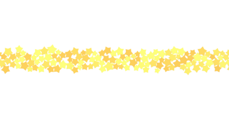 golden stars - (PNG transparent)