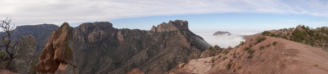 lost mine mtn panorama view in texas