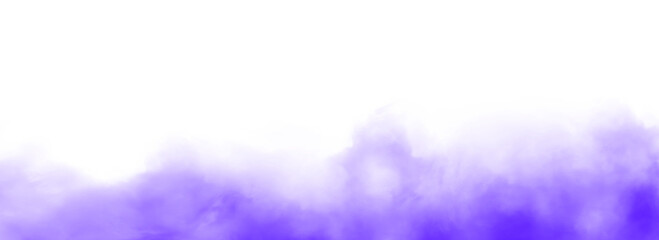 Colorful smoke steam isolated transparent background. Fog and mist effect for text or space
