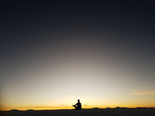 silhouette of a person