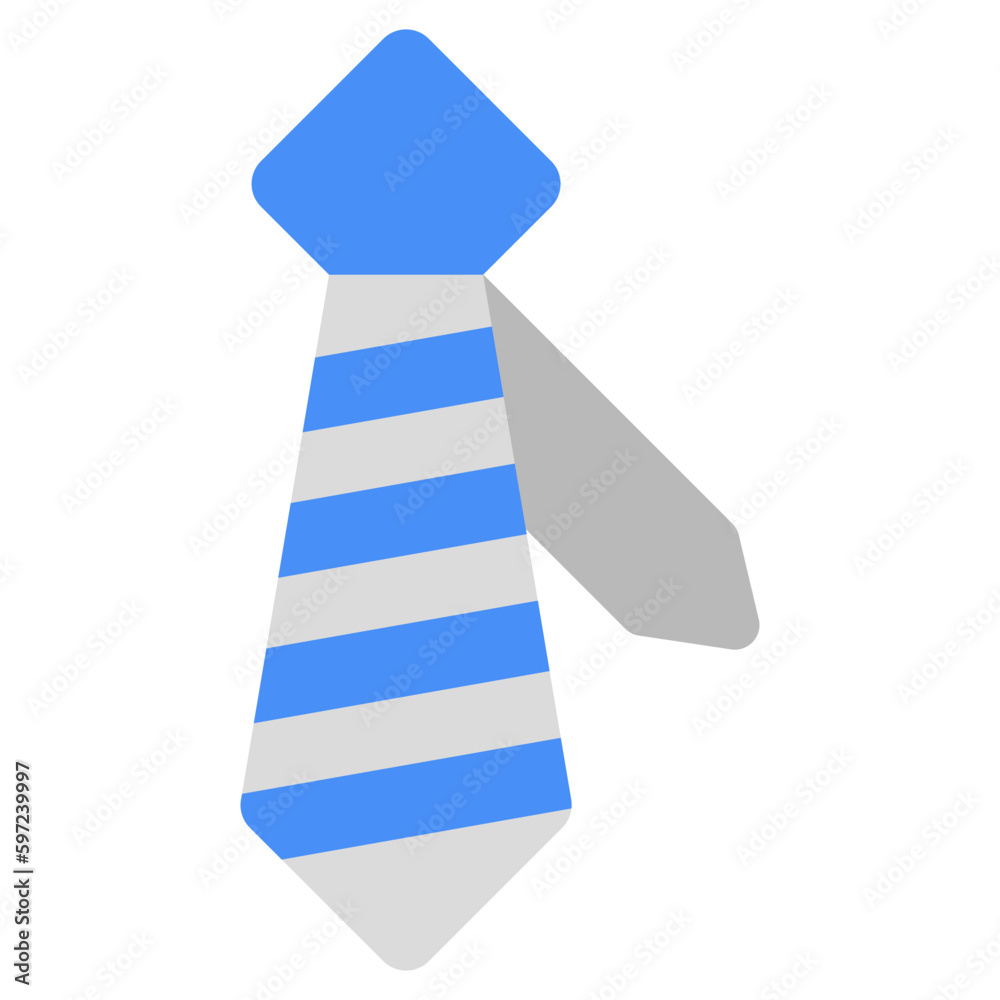 Sticker Editable design icon of tie 