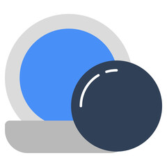 Perfect design icon of compact powder 