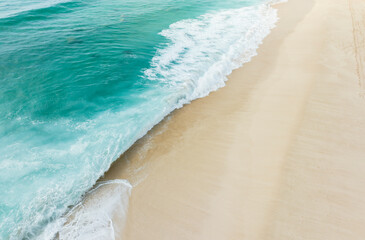 Ocean beach waves in Hawaii