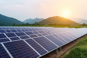 solar panels on the roof