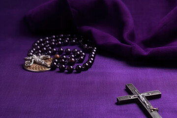 silver cross with diamonds
