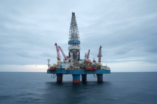 oil rig drilling platform