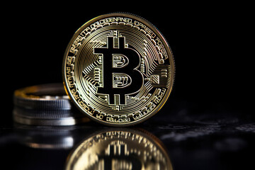 Shiny Gold Bitcoin Coin: A Valuable Digital Investment
