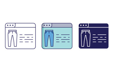 Online Shop vector icon