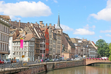 Canal in Strasbourg, France	
