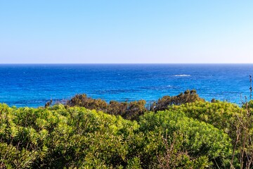 Sea coast landscape in Sardinia
