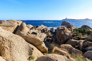 Sea coast landscape in Sardinia