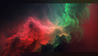 Fototapeta premium colored colorful smoke mist cloud background new quality art colorful joyful stock image illustration desktop wallpaper design generative ai