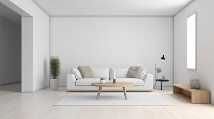 The Power of Neutrals: Designing a Sleek White Living Room