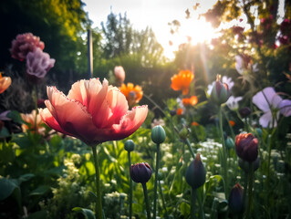 Obraz premium tulips in spring