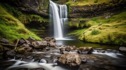 Fototapeta premium waterfall in the forest