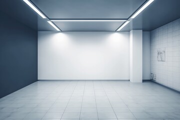 empty white room