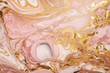 Pink and gold color marble texture