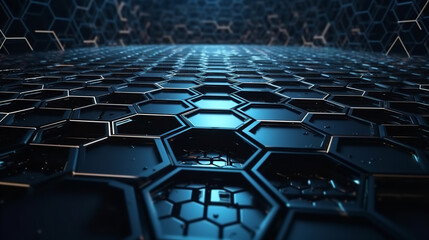 Fototapeta premium blue technology background