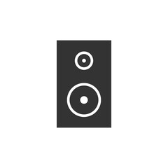 Stereo speaker vector isolated icon for graphic and web design