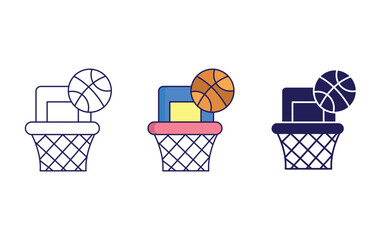 Basketball Net vector icon