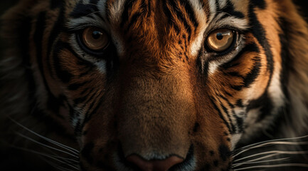 Tiger's Eye Takes Center in Sharp Image.