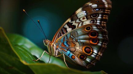 Colorful Butterfly Close-Up Image.