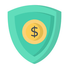Business Insurance Flat Icon