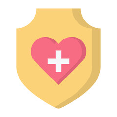 Obraz premium Health Sign Flat Icon