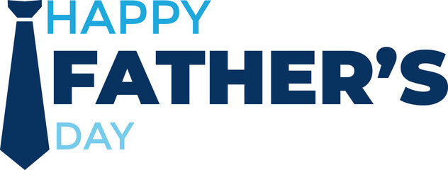 Happy Father’s Day lettering design for banner, poster or greeting card. Best dad ever concept.