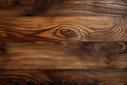 Dark Oak Wood Texture Background Shot From Vertically Bottom Right.