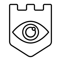 Secure Thin Line Icon