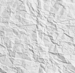 Obraz premium White crumpled paper texture background