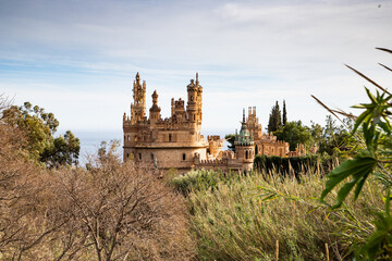 Obraz premium Colomares castle in Benalmadena, dedicated of Christopher Columbus - Spain