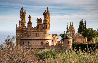 Obraz premium Colomares castle in Benalmadena, dedicated of Christopher Columbus - Spain