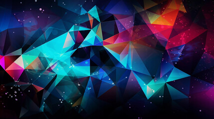 abstract background with triangles