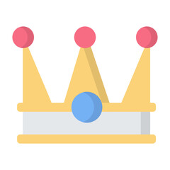 Crown Flat Icon