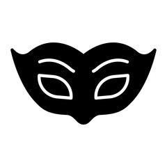 Mask Glyph Icon