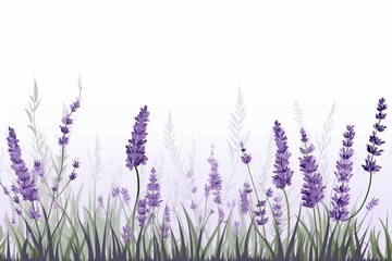 Naklejka premium The illustration of lavender, AI contents by Midjourney