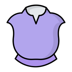 Armour Shirt Line Color Icon